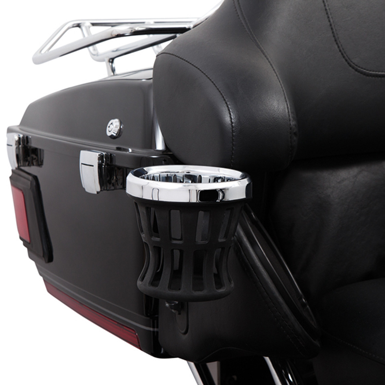 CIRO PASSENGER DRINK HOLDER CHROME 96-13 MOTORCYCLE - Rider 2 Rider Store